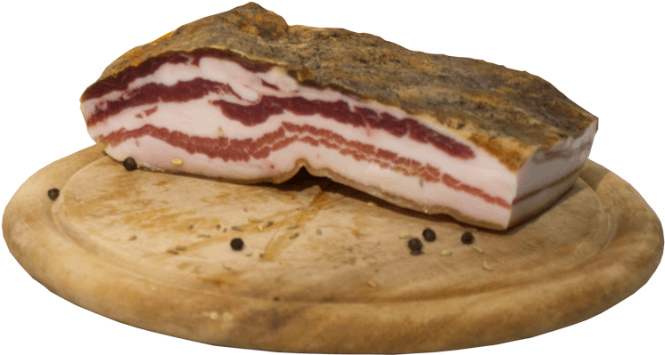 Pancetta Tesa De Salvo Salumi Biologici - Fast Food (763x486), Png Download