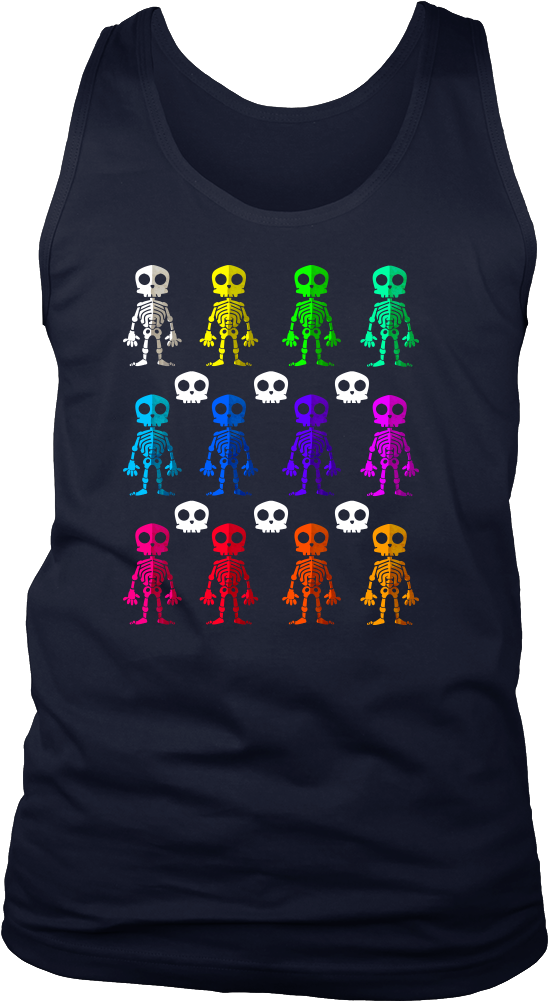 Halloween Night Happy Halloween Skeleton Costume Men's - Shirt (1000x1000), Png Download