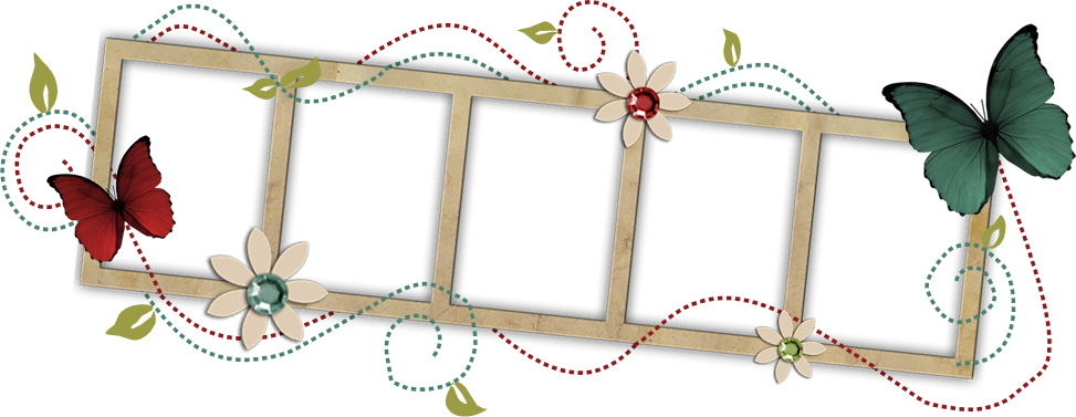 Collage - Collage Frame Template Png (973x377), Png Download