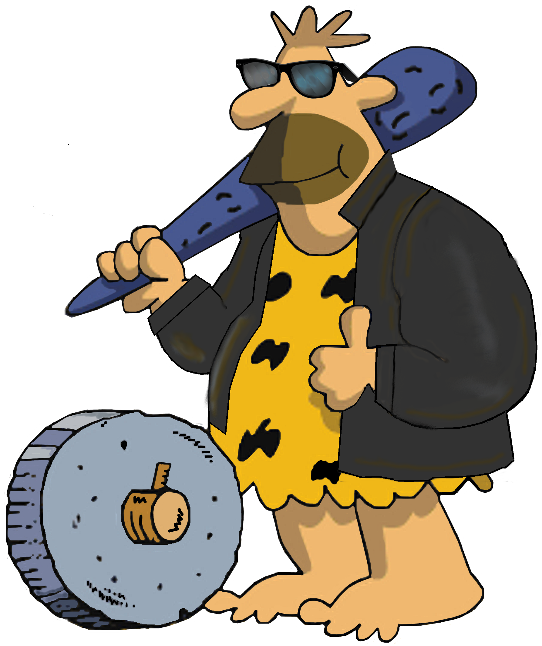 Caveman Wheel (1986x2223), Png Download