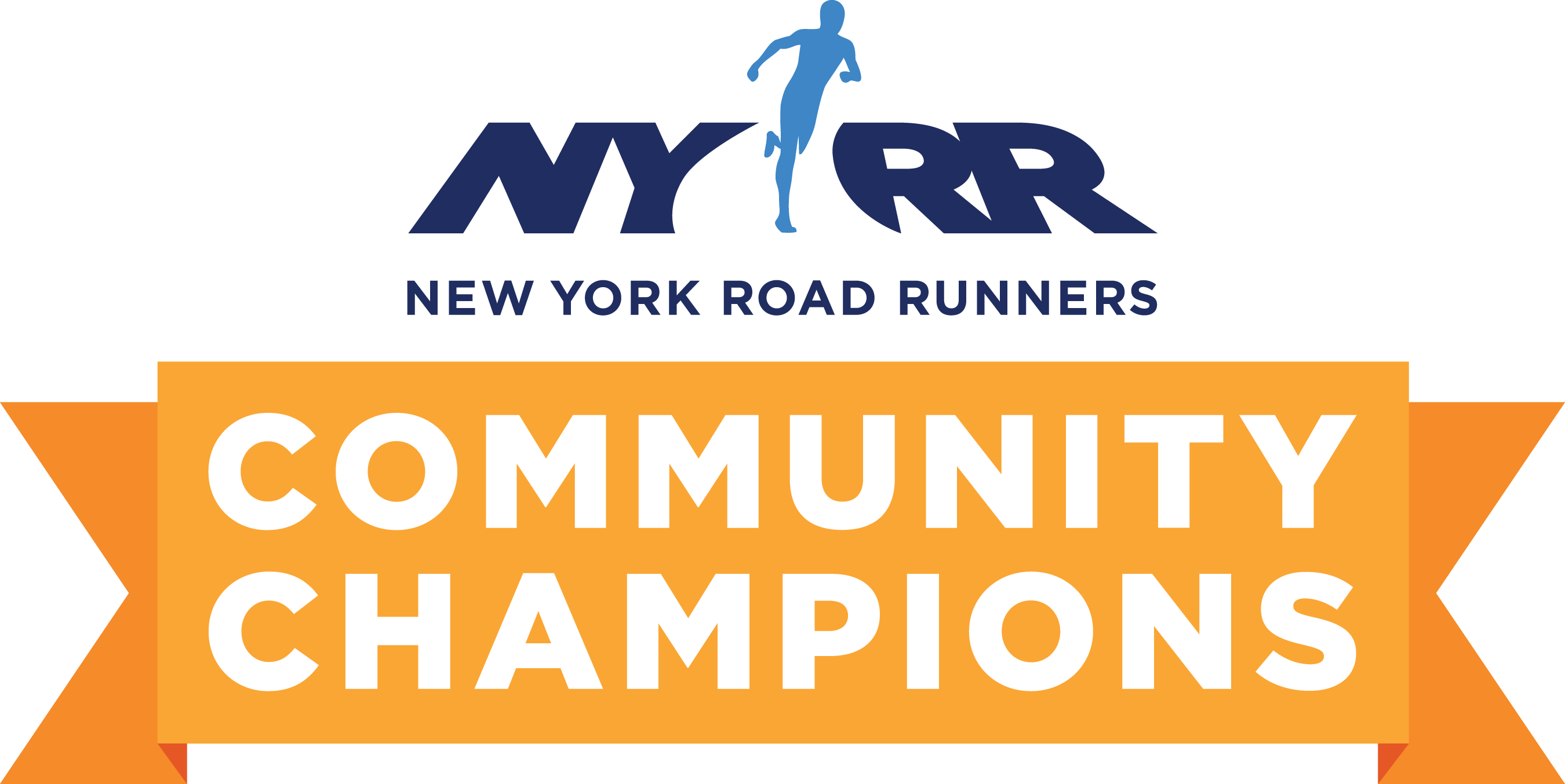 Nyrr Community Champions Logo - New York Road Runners (2700x1354), Png Download