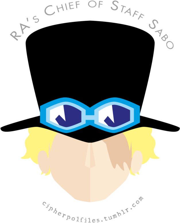 The World Government - One Piece Sabo Icon (1280x905), Png Download