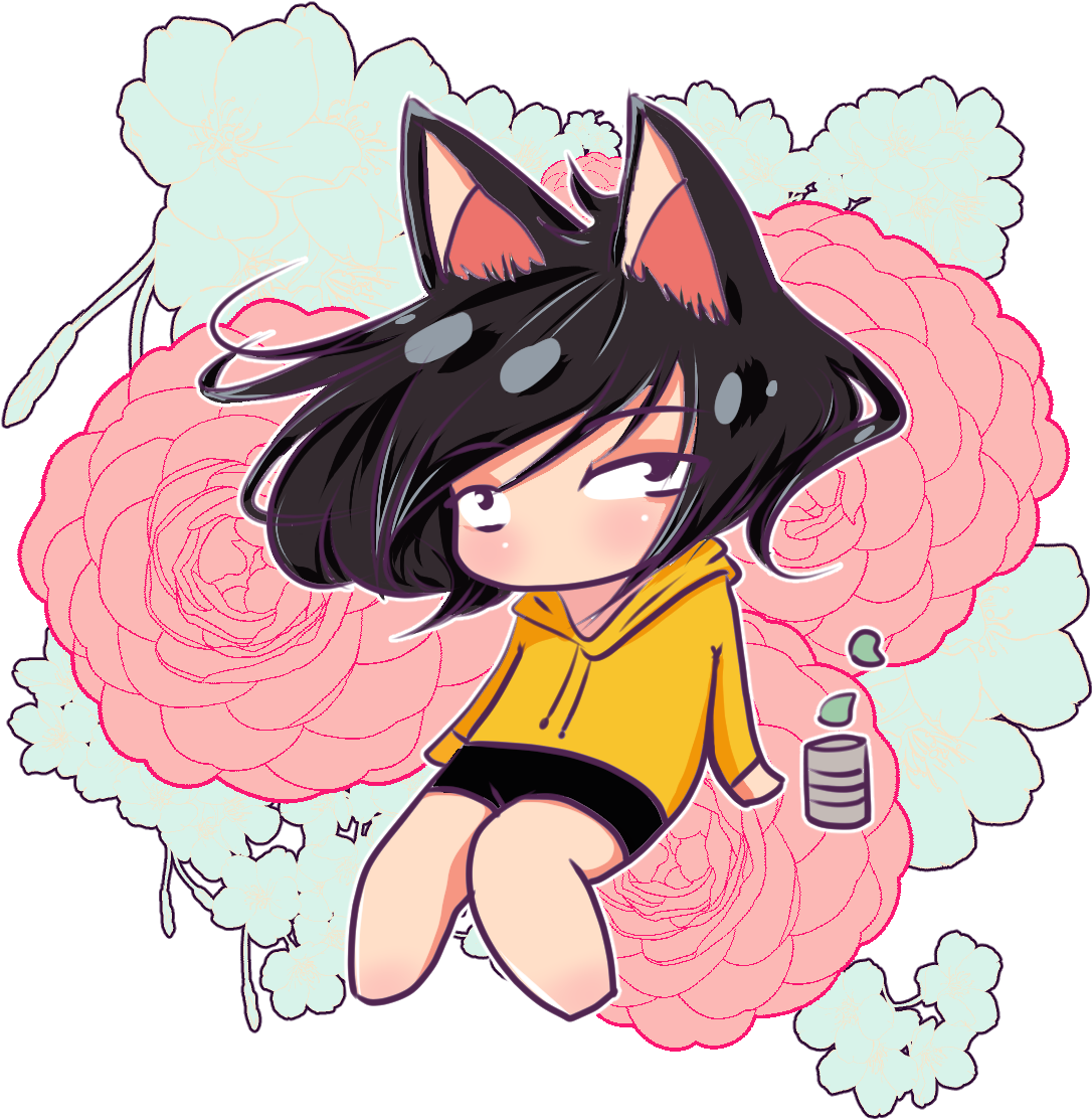 Cat Boy Chibi - Cartoon (1200x1168), Png Download