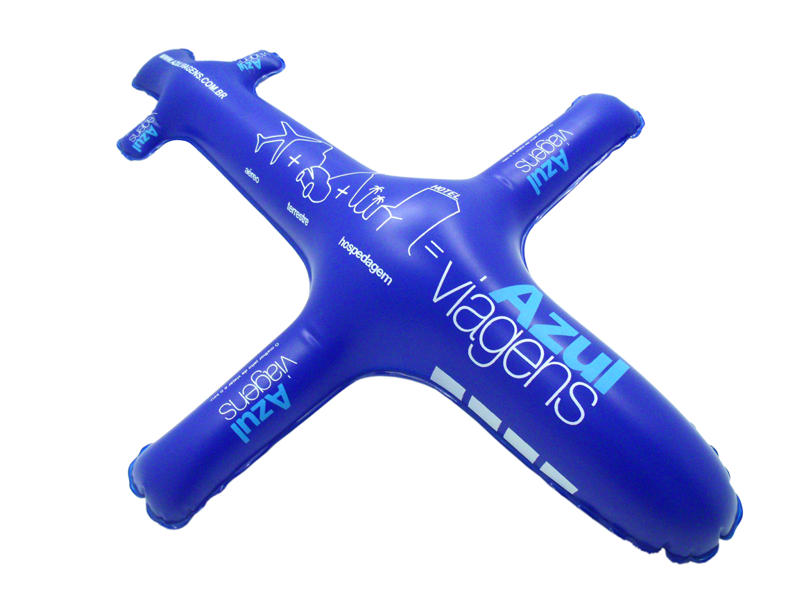 Bateco Avião Azul Viagens - Inflatable (1152x1152), Png Download