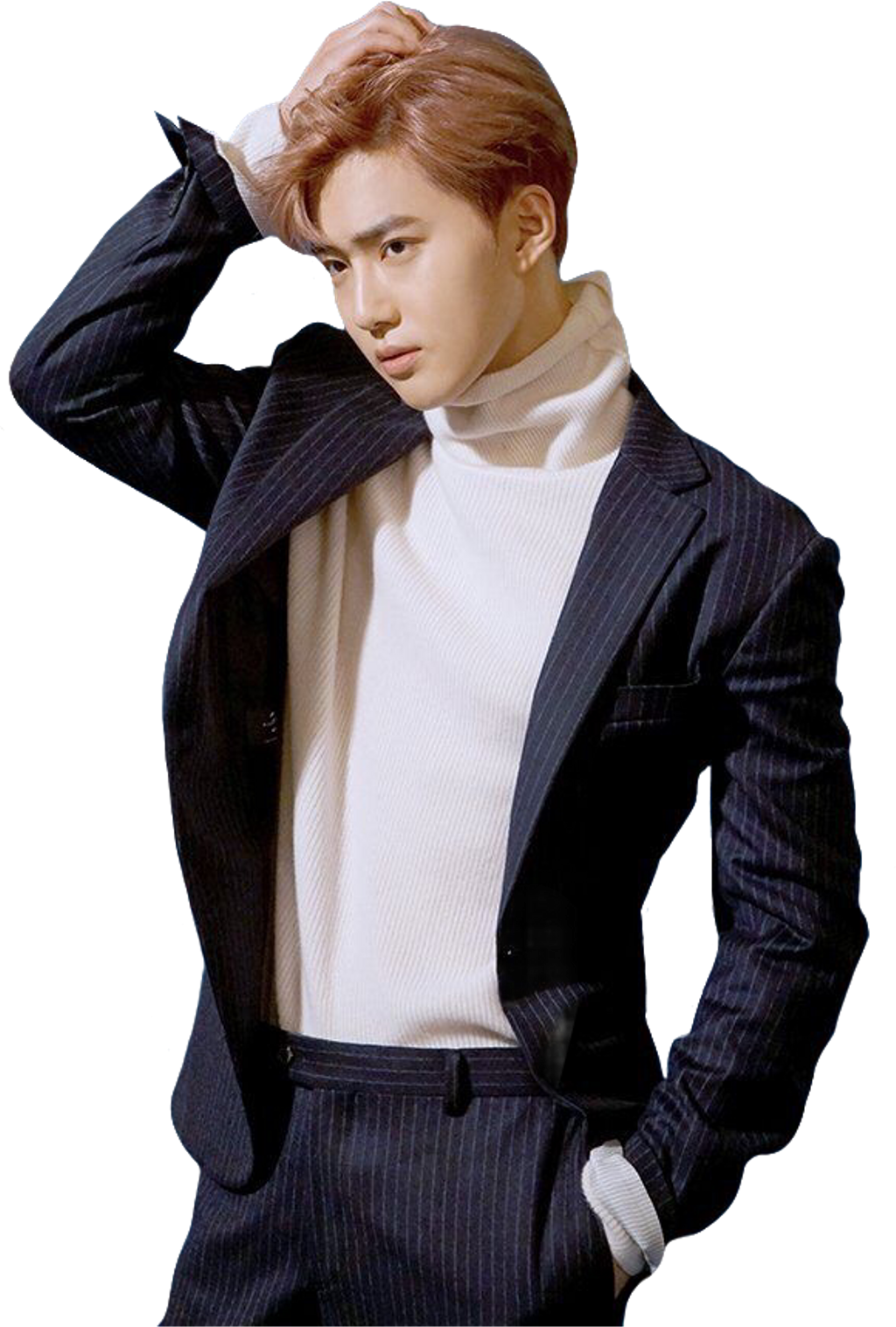 Suho Sticker - Suho Semi Formal Style (1024x1517), Png Download