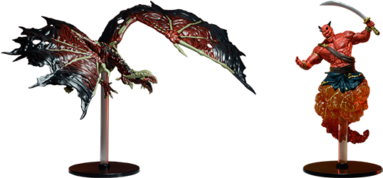 Red Dracolich, Efreet - Dungeons & Dragons D&d Icons Of The Realms (900x360), Png Download