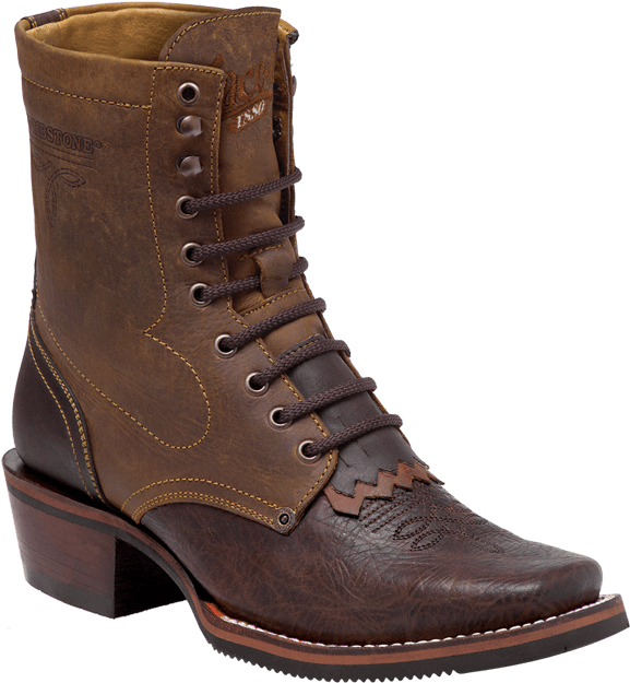 Jo100-04 Pozole, Lace Up, Western Wear, Boots - Work Boots (700x700), Png Download