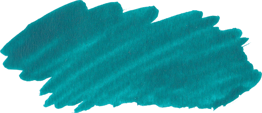 28 Turquoise Paint Brush Stroke - Wood (1024x442), Png Download