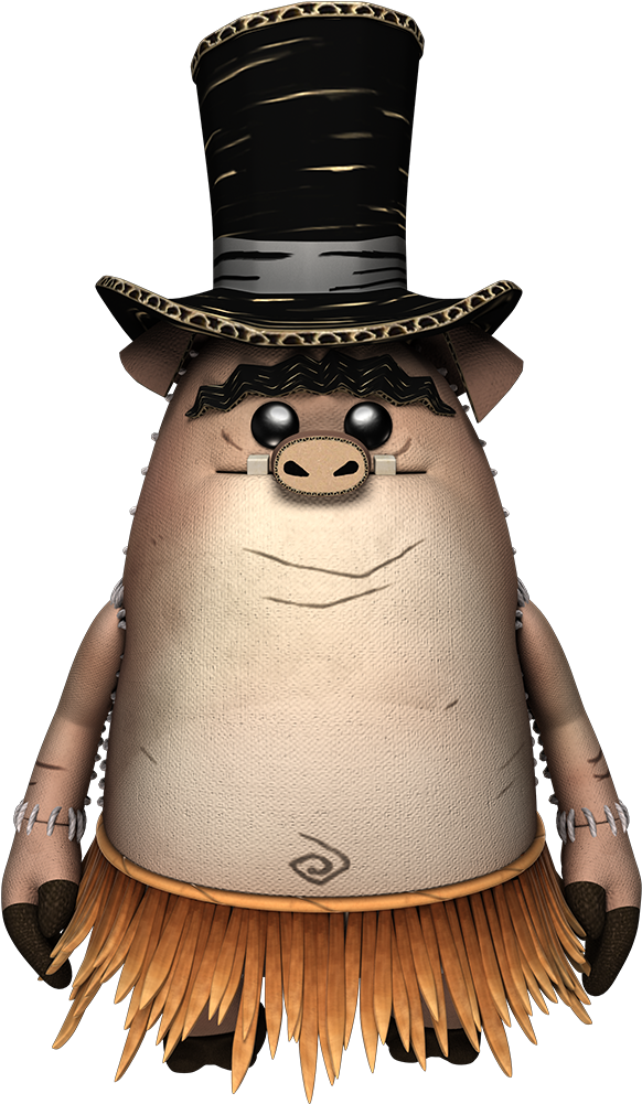 10 11 28 806 Pigmanfront - Cartoon (1200x1200), Png Download