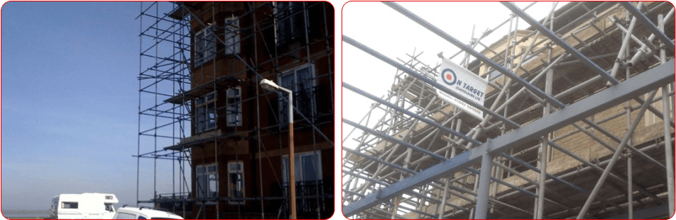 Industrial Scaffolding - Commercial Building (970x320), Png Download