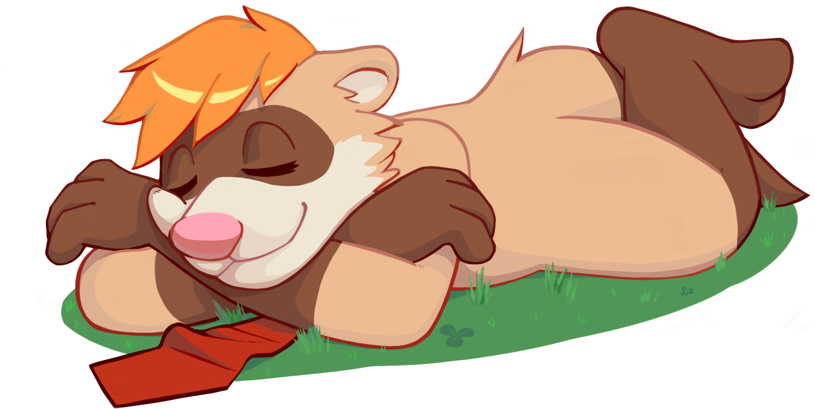 Sleepy - Cartoon (1700x1110), Png Download