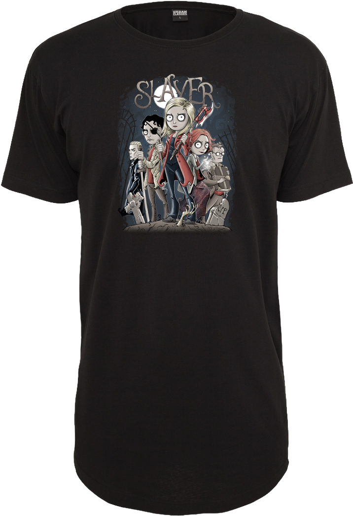 Saqman Slayer T-shirt Urban Classics Long Tee Black - Shop Von Den Prankbros (1044x1044), Png Download