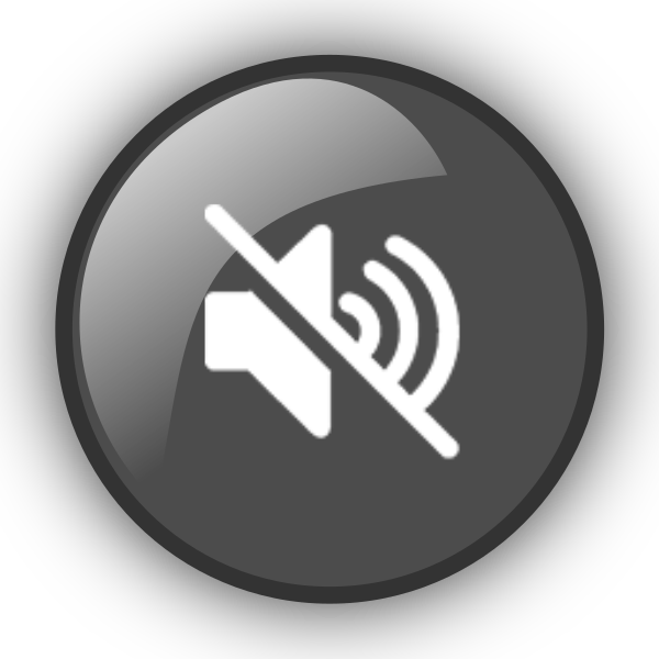 Unmute Svg (600x600), Png Download