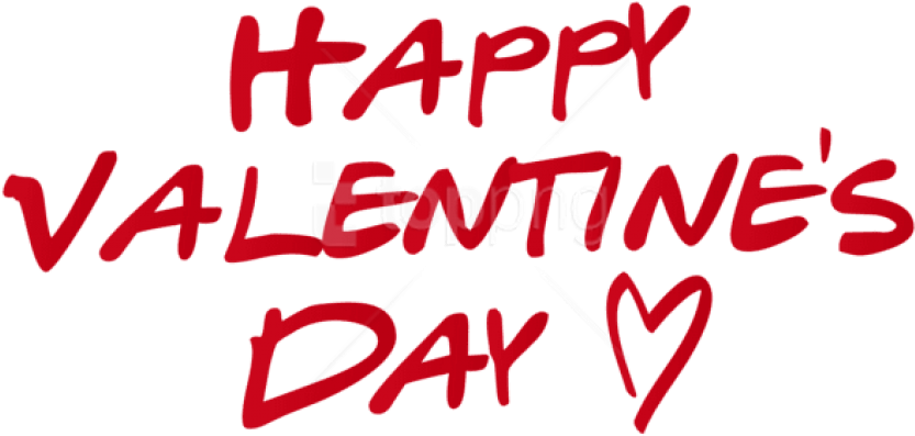 Free Png Download Happy Valentine's Day Png Images - Valentine's Day Clip Art (850x408), Png Download