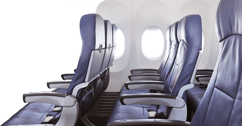Seat Pitch - Aisle Seat (843x440), Png Download
