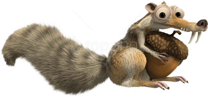 Free Png Download Ice Age Scrat Squirrel Transparent - Ice Age Scrat (850x397), Png Download