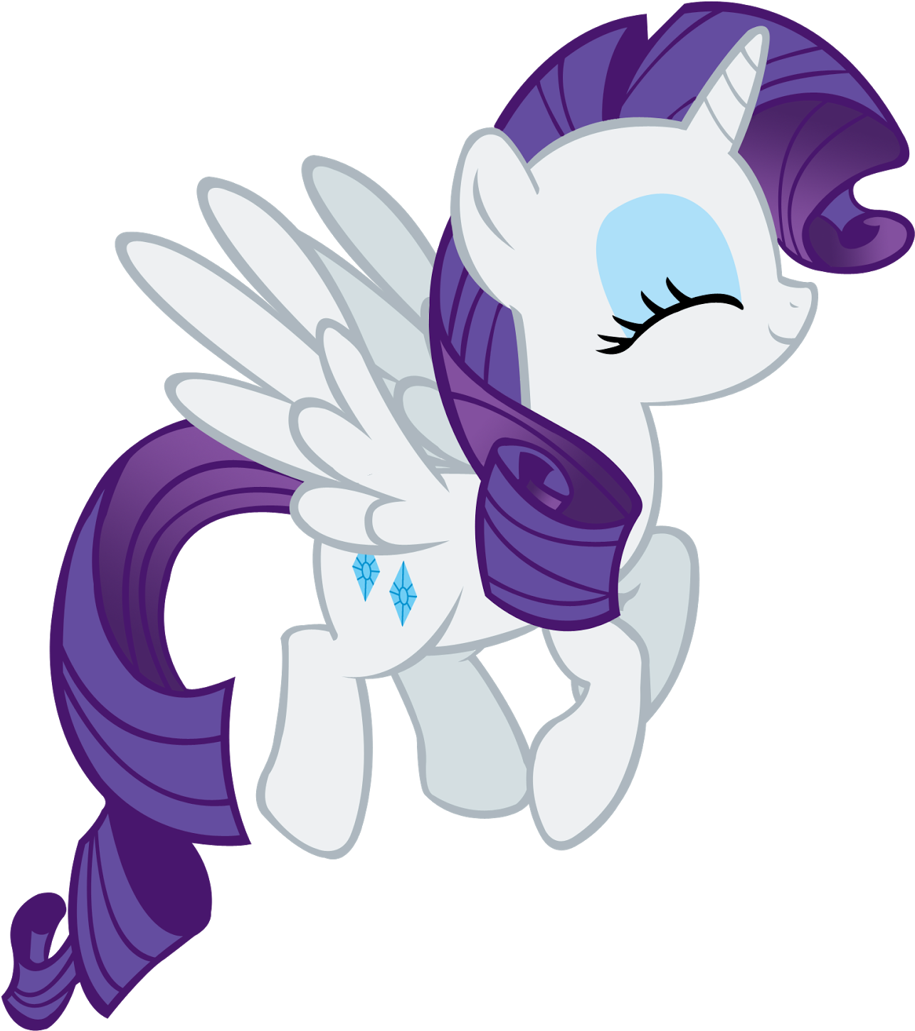 Unicórnios Png Imagens Png - Rarity As A Alicorn (1600x1542), Png Download