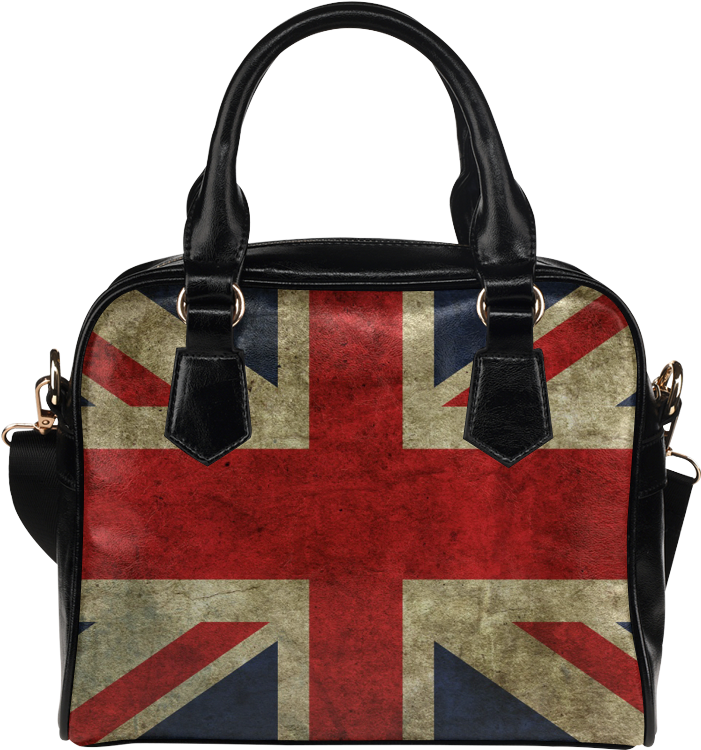 Interestprint Vintage Union Jack Pu Leather Aslant - British Flag (1000x1000), Png Download