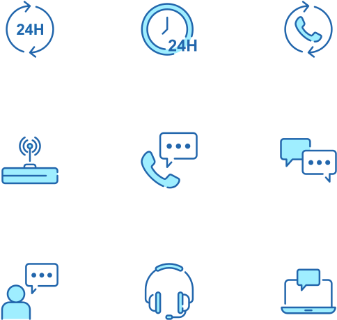 Customer Support - Circle (600x564), Png Download