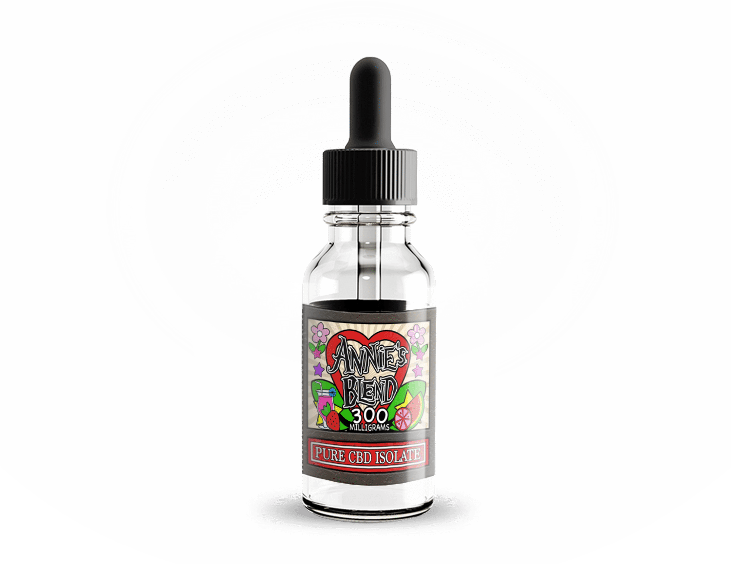 Fruit Punch Pure Cbd Isolate - Bottle (1500x1158), Png Download