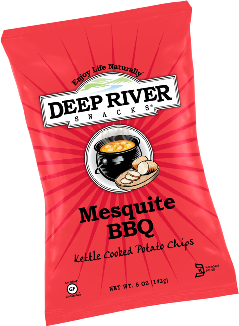 Mesquite Bbq Kettle Cooked Potato Chips - Potato Chip (506x678), Png Download