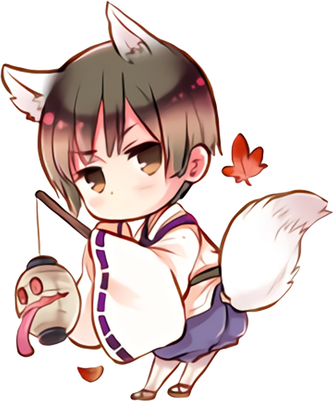 Transparent Halloween Japan - Hetalia Japan Chibi (1200x1500), Png Download