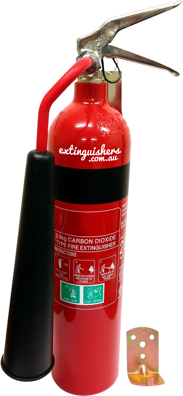 0kg Co2 - Co2 Fire Extinguisher Nz (701x1380), Png Download