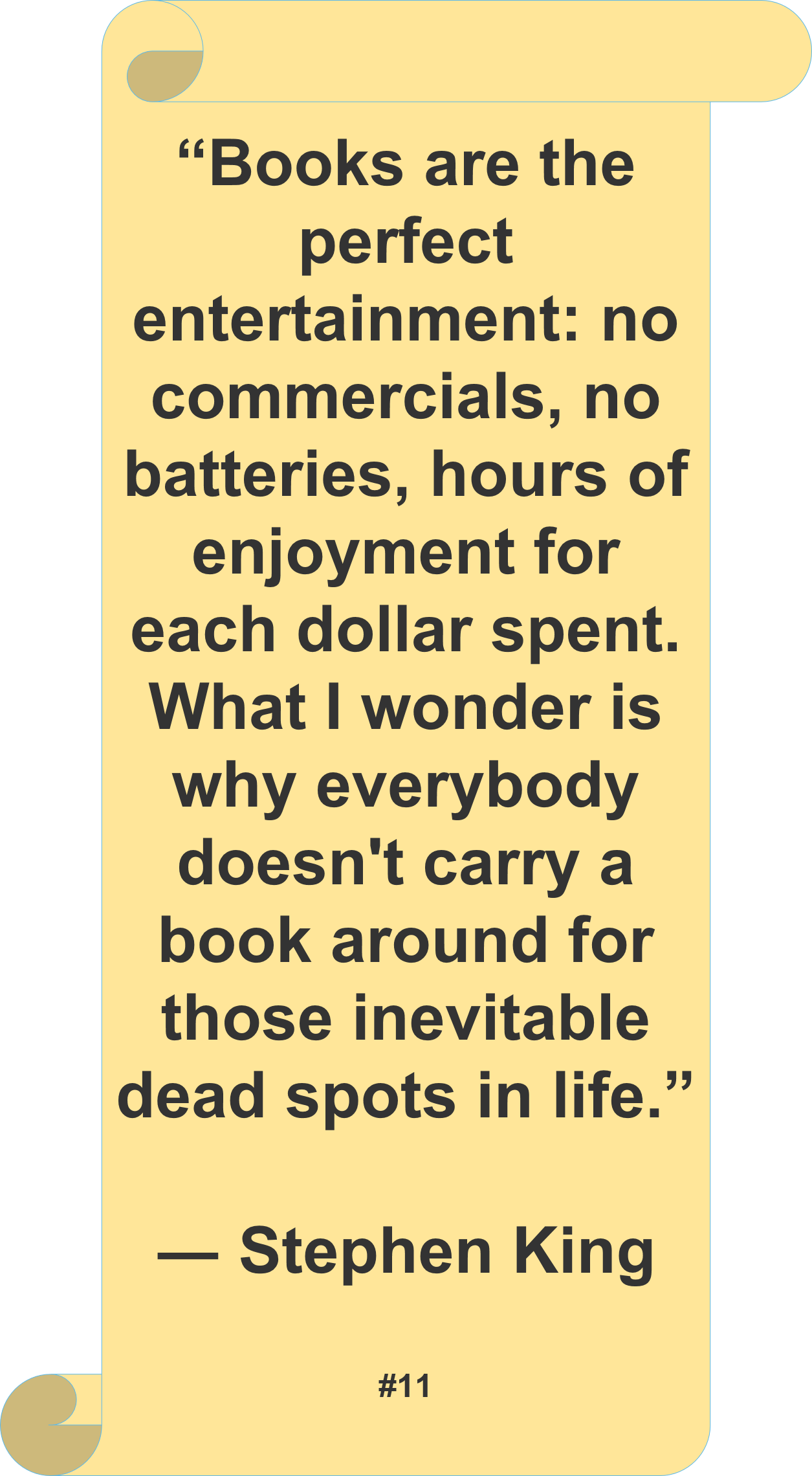 Stephen King Author Reading I So Agree - Quotes About Reading Stephen King (1255x2280), Png Download
