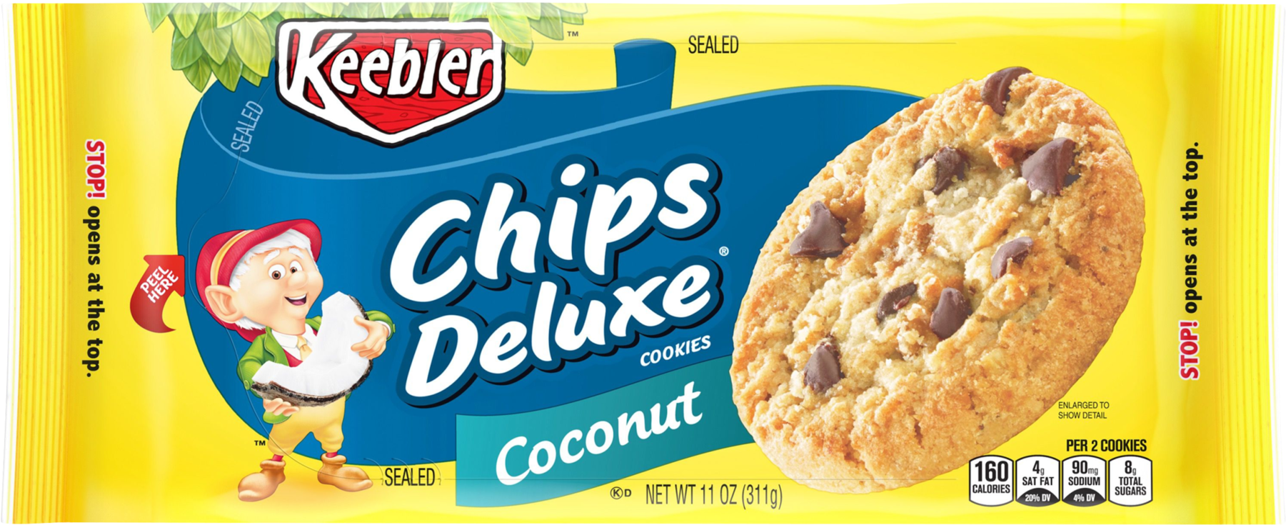 Keeblerãƒâ¢ã‚â„ã‚â¢ Chips Deluxeãƒâ‚ã‚â® Coconut Cookies - Chips Deluxe Cookies Chocolate (1800x1800), Png Download