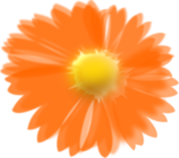 Flower Inked Clip Art Free Vector - Clip Art (600x531), Png Download