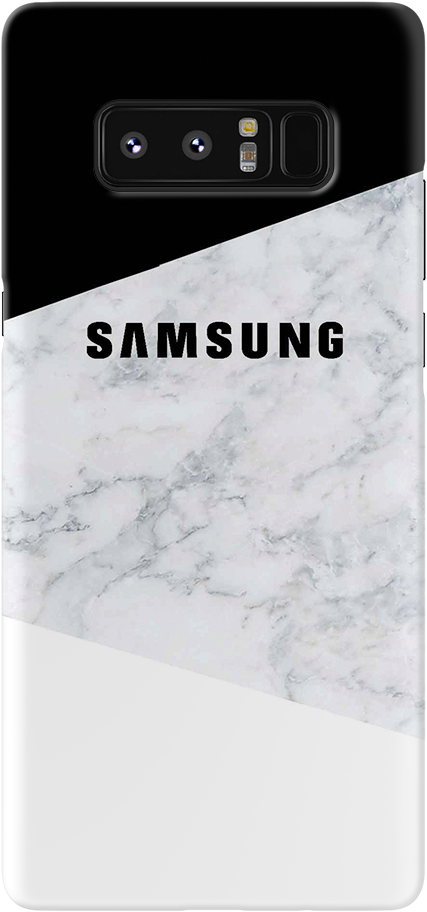 Geometric White Marble Cover Case For Samsung Galaxy - Iphone (1000x1000), Png Download