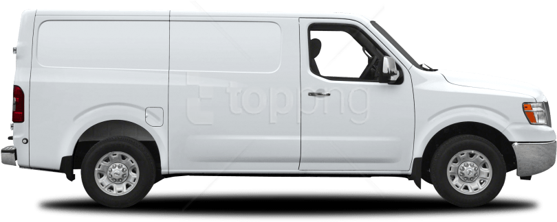 Free Png Delivery Van Png Images Transparent - White Van Png (850x373), Png Download