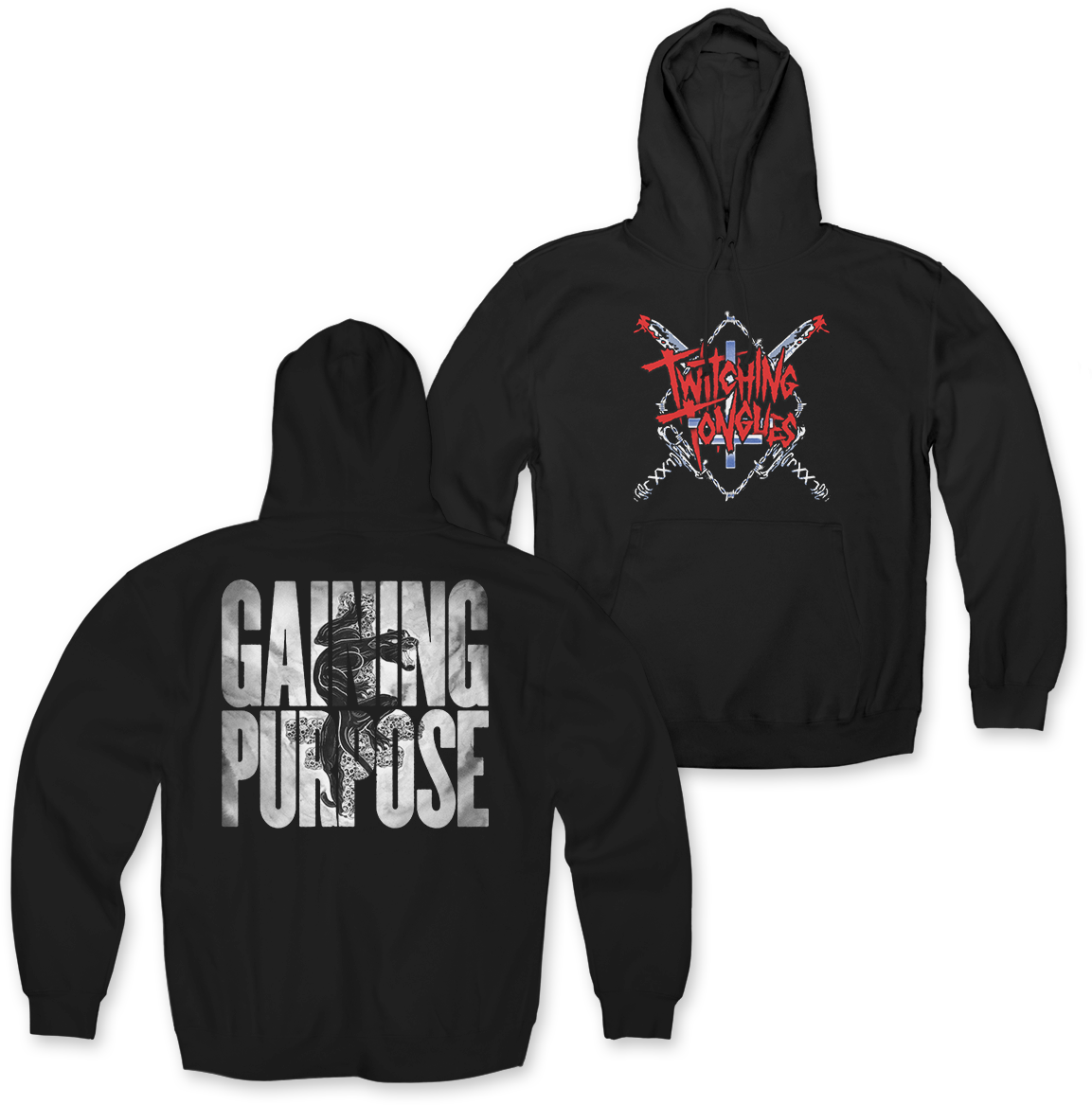 Twitching Tongues "gaining Purpose" Hoodie - Hoodie (1200x1200), Png Download