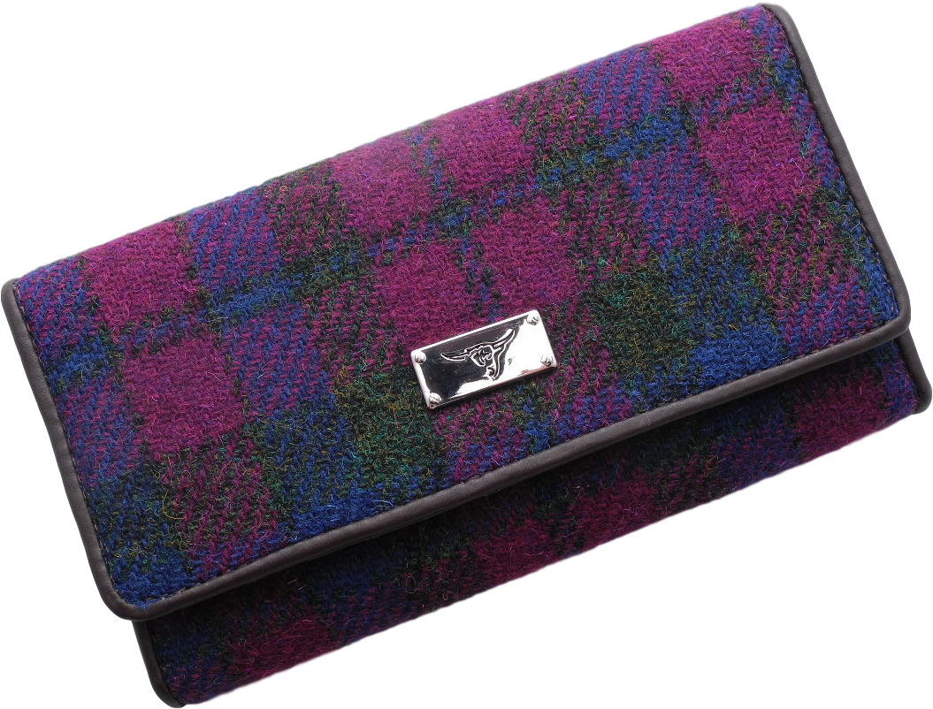 Harris Tweed Long Purse Tiree - Wallet (1280x960), Png Download