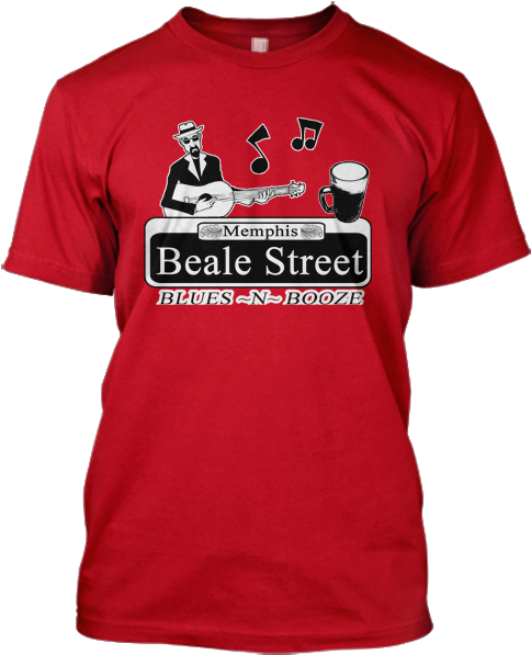 Beale Street Blues N Booze - Shirt Is Blue If You Run Fast Enough (700x764), Png Download