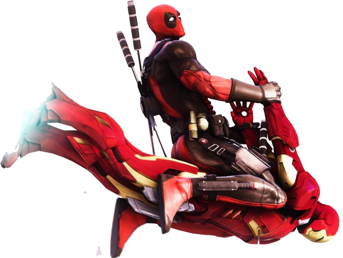 Download Png - Deadpool Iron Man Wallpaper Hd (700x528), Png Download