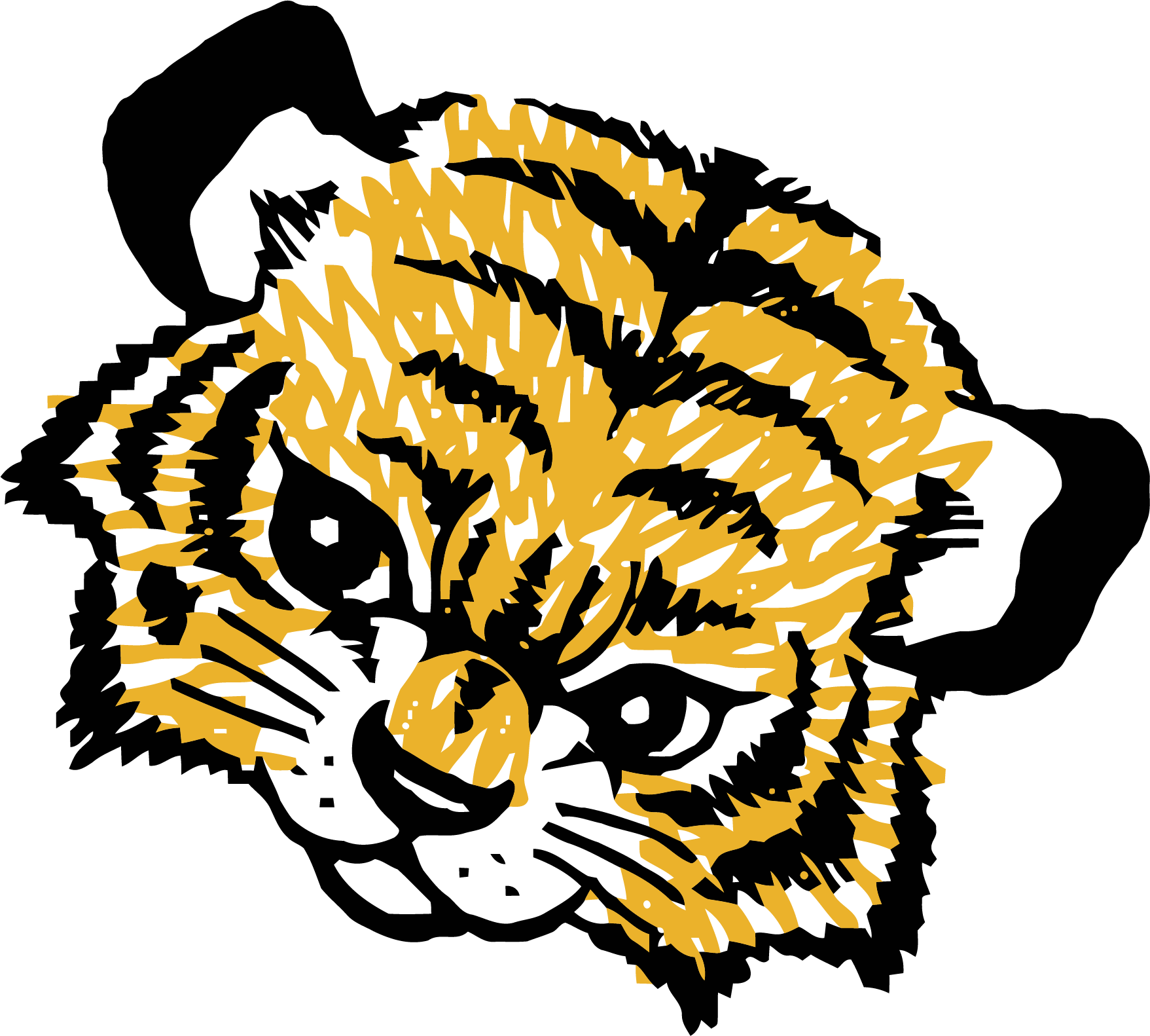 Baby Tigger Face Clipart Png Picture - Tiger Cub Face Clipart (1757x1582), Png Download