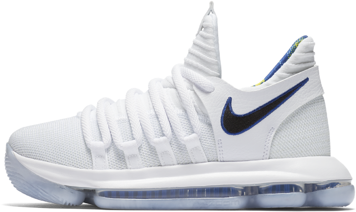 Download Hd Gym Shoe On A Wire Png Kd Basketball Shoes White Transparent Png Image Nicepng Com