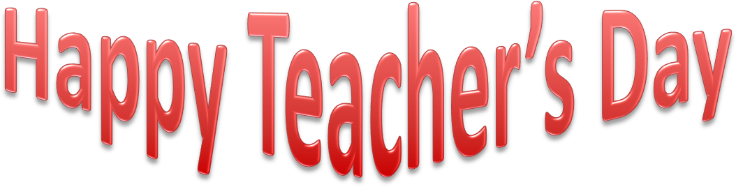Happy Teachers Day Png Hd - Happy Teachers Day Png (1062x324), Png Download