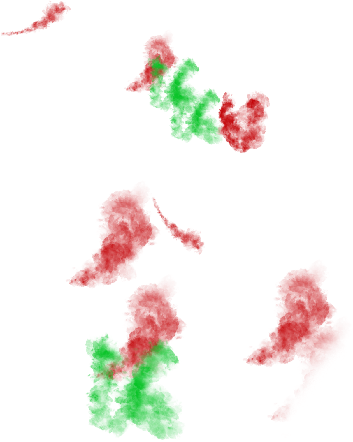 Red Smoke Color - Craft (2259x2118), Png Download