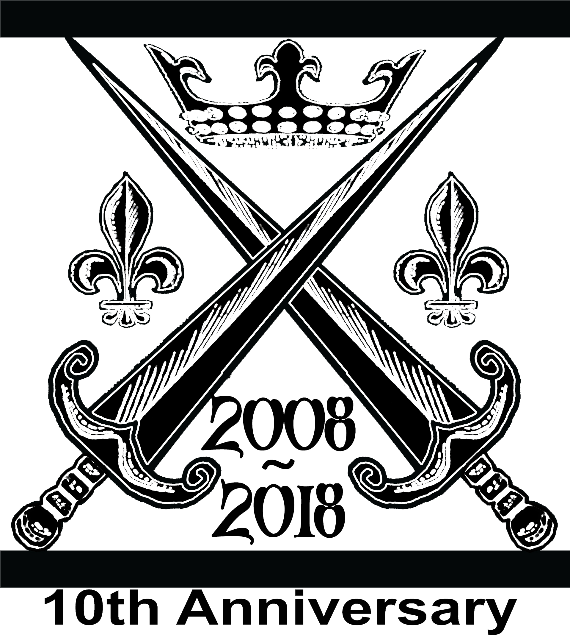 10th Anniversary Logo - Illustration (1926x2408), Png Download