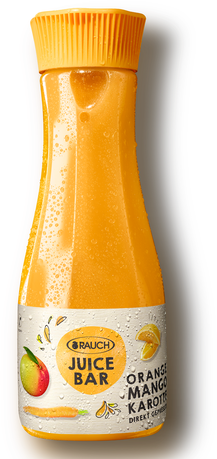 Orange Mango Carrot - Glass Bottle (1200x1750), Png Download