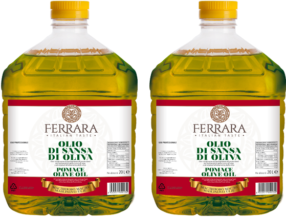 Olio Di Sansa Di Oliva - Plastic Bottle (600x600), Png Download