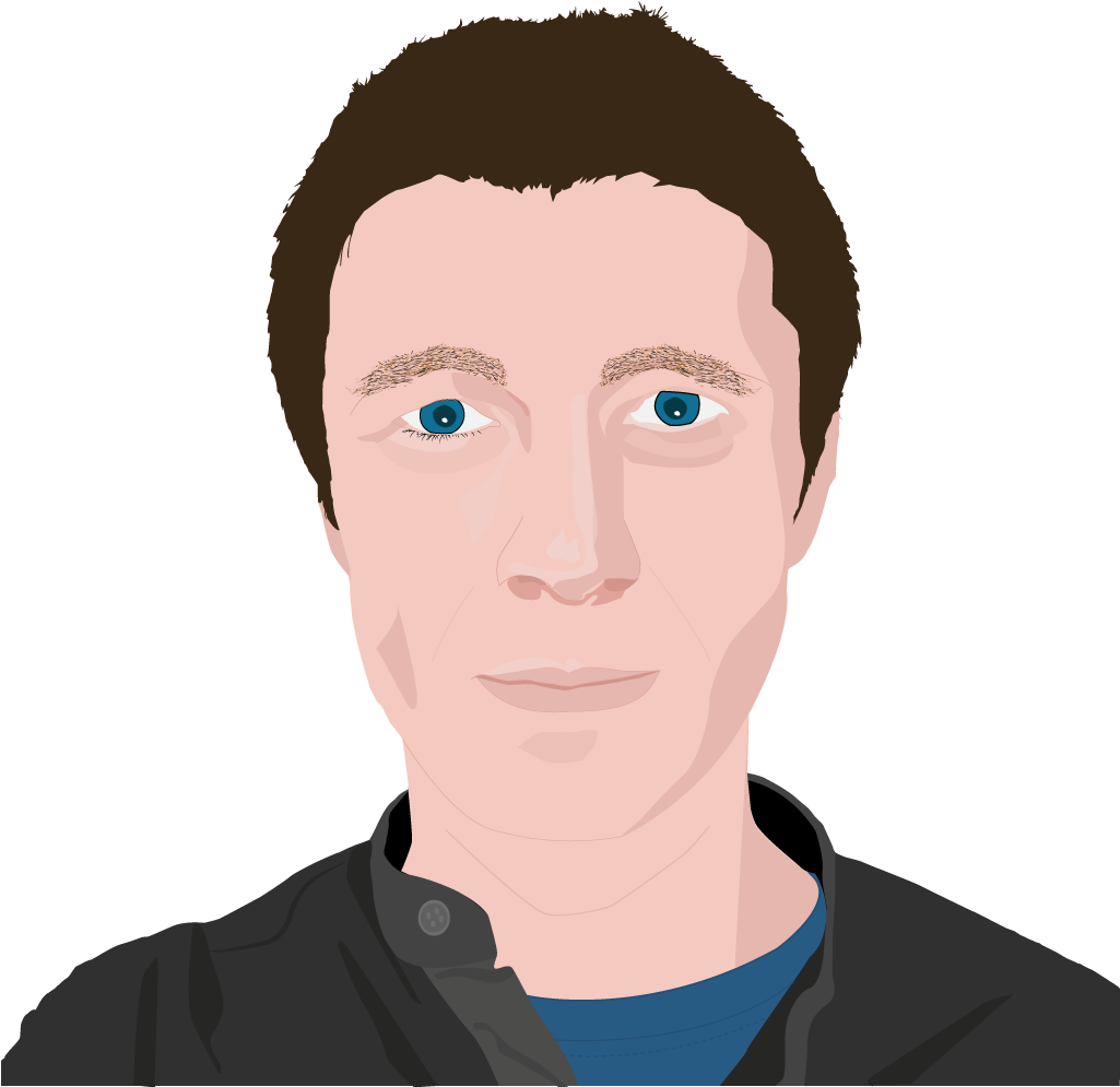 Illustration Selfportrait 2017, Vector - Cartoon (1024x1024), Png Download