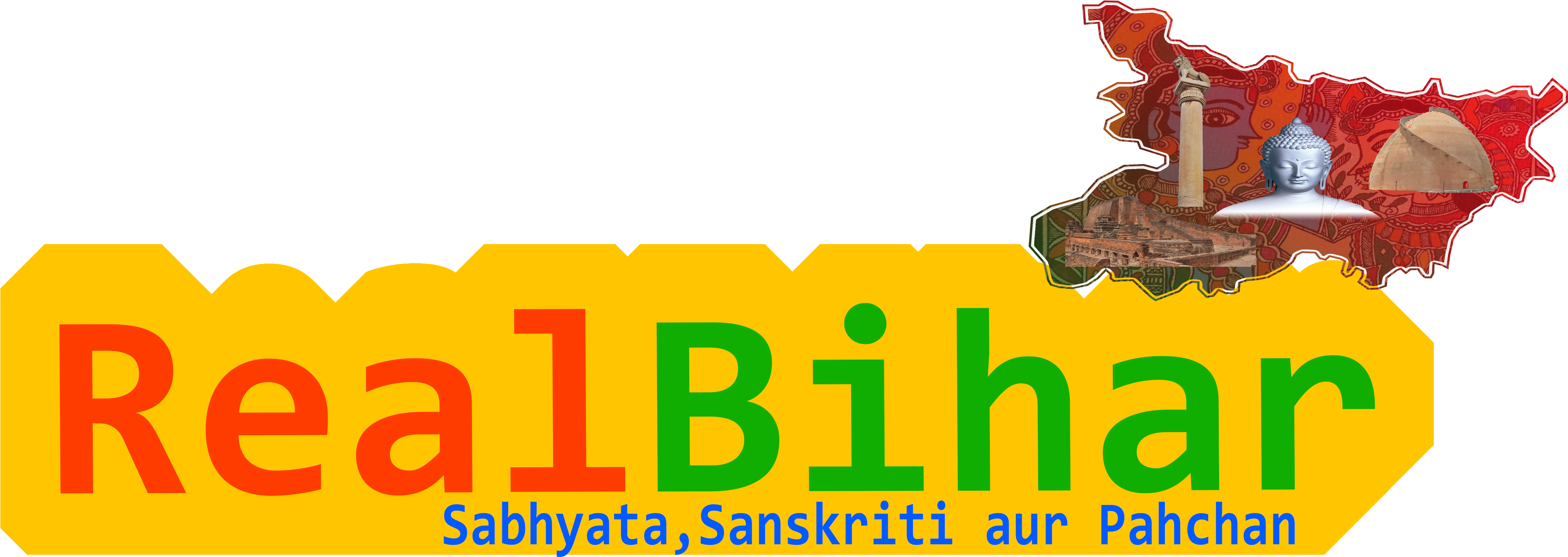 Realbihar - In - Graphic Design (4368x1692), Png Download