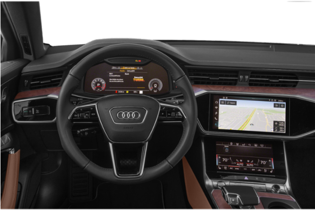 New 2019 Audi A6 Premium - Honda Civic Coupe 2019 (640x480), Png Download