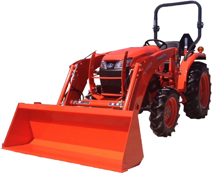 L2501 - L2501 Kubota Finish Mower (750x685), Png Download