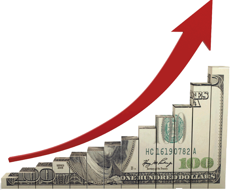 Upsell With Ease - Stock Increase (779x642), Png Download