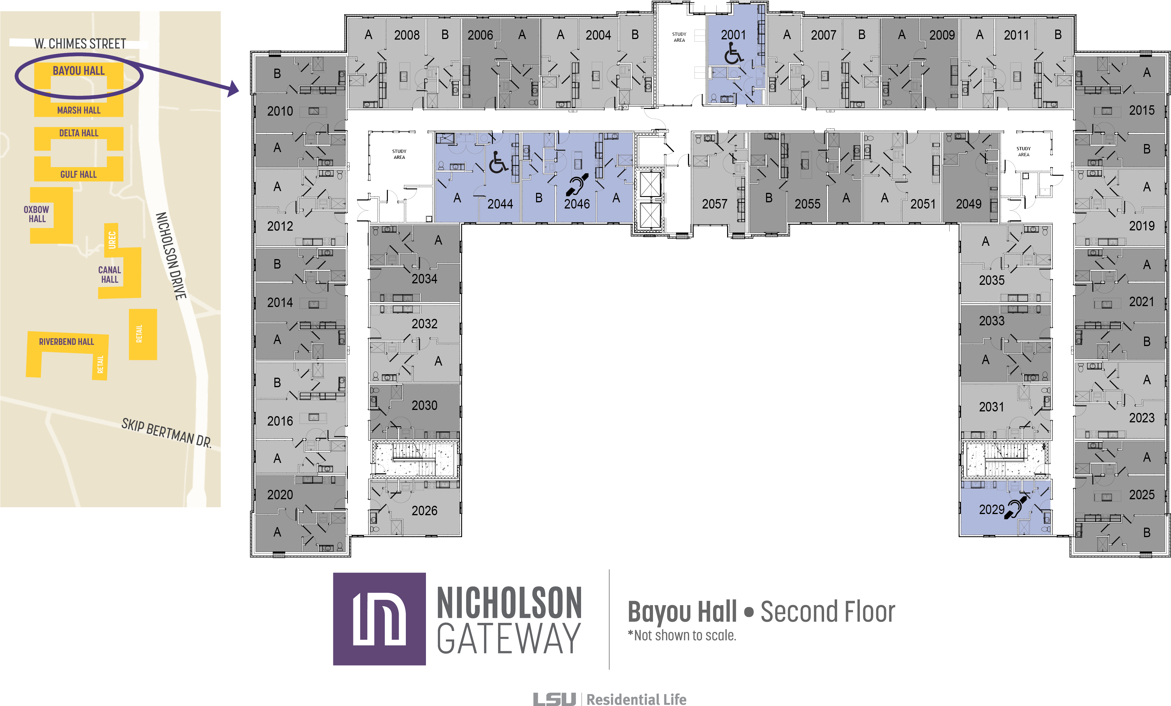 Nicholson Gateway Apartments Floor Plans - Floor Plan (4200x2550), Png Download