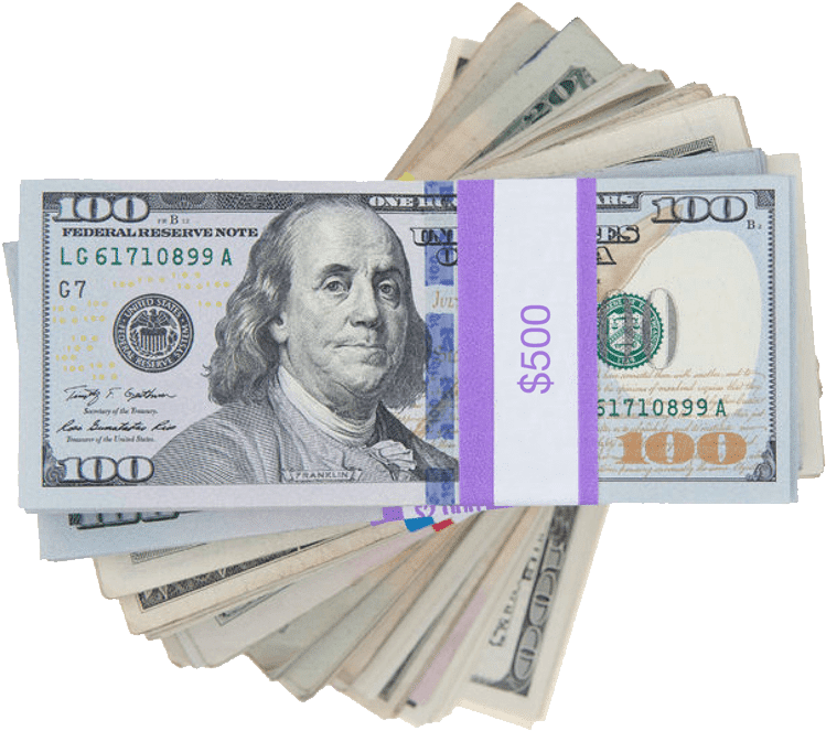 100 Dollar Bill No Background (991x701), Png Download